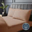 Silentnight Pure Cotton 200 TC Extra Deep Fitted Sheet-112620261-112620263
