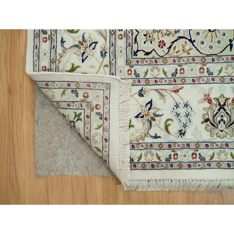 Tapis oriental rectangulaire en laine noué à la main 8 pi 8 po x 12 pi 1 po - MOA10290409