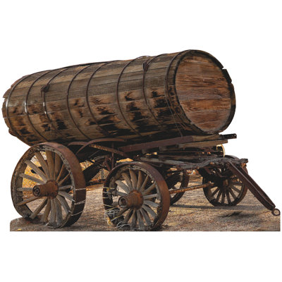 Support en bois pour baril d'eau Pioneer