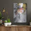 Art mural luxueux en métal «Garden Party 1 C» par Wild Apple, 12 po x 16 po