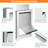 14.2 in. W x 20.2 in. H Window Mounted Door Mounted Wall Mounted Sliding Door Insert Electronic Pet Door