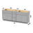 78 Double Bathroom Vanity Base Only-99027863