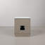 Meuble-lavabo de comptoir en marbre blanc Carrara de 30 po avec robinet Foosland-675296237-752379394