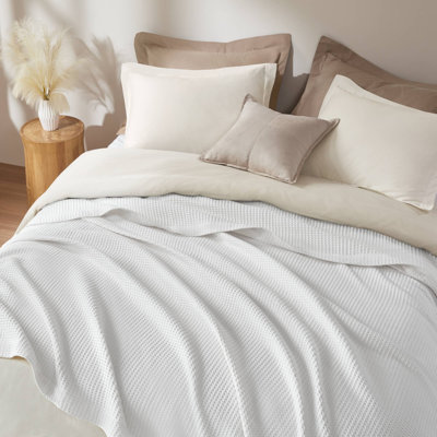 Waffle Weave 100% Cotton Blanket