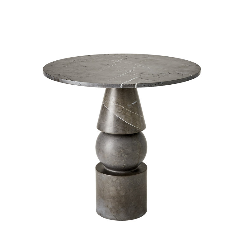 Cargo Marble End Table, Graffito