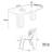 Matte Stone Dining Table with Roman Column Legs-102484218