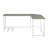 Bambina Gray & White Finish Computer Desk (Not Including Office Chair)-8682045