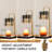 13'' H Metal, Glass Wax Warmer