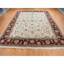 Tapis surdimensionné en laine et soie ivoire noué à la main 12 pi x 15 pi 3 po Rajasthan 228F7208894E4ECAB10FF9F905A264D