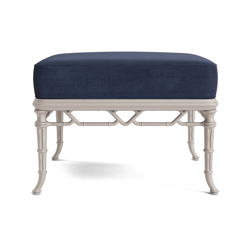 Calcutta Outdoor Ottoman, Fushion Neptune, Dove