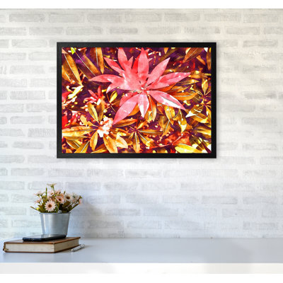 Autumnal Flowers - Print on Canvas