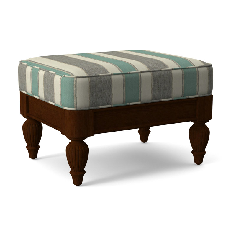 Repose-pieds rectangulaire Grand View 25 po Grand View, Lapis écossais 0126-63, Finition café