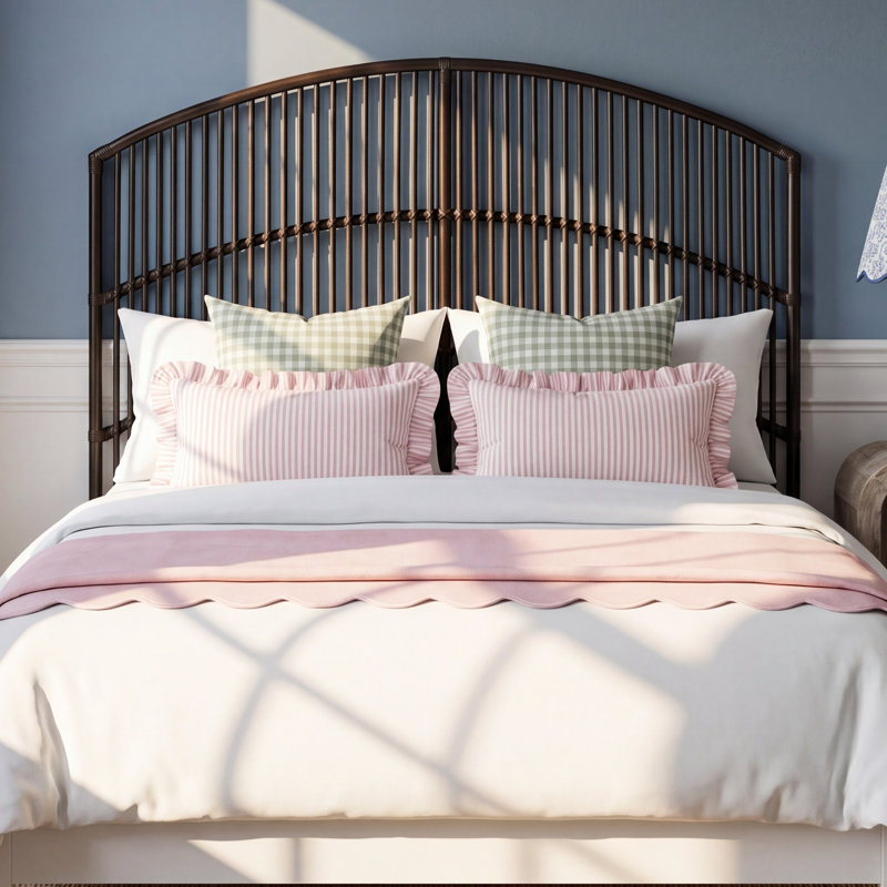 Rooney Solid Wood Headboard, King