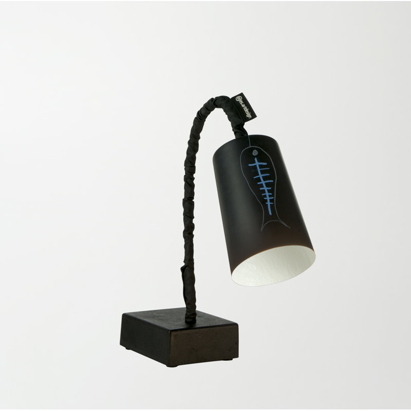 Adjustable Metal Desk Lamp, White