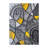 Sioar Yellow and Gray Modern Abstract Pattern Area Rug-1268137306