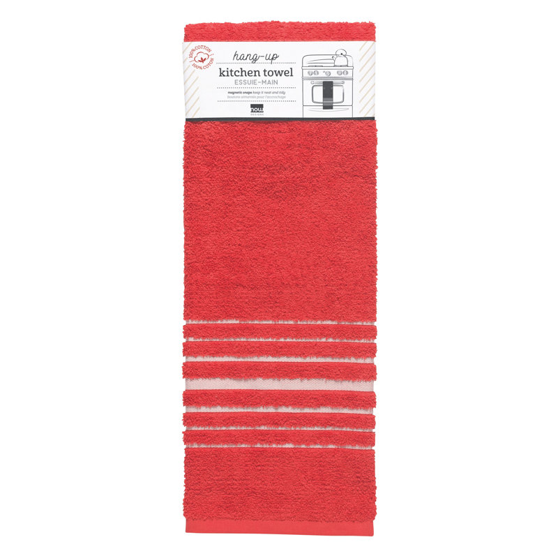 Serviette de thé suspendue, Rouge