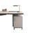 Saddle leather desk,simple study/computer office-1512607693-1512607695