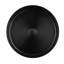 Lavabo de salle de bain vasque circulaire en acier inoxydable noir