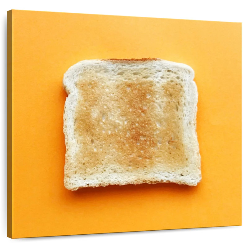 Arney, morceau de pain grillé, H 36 po x l 36 po