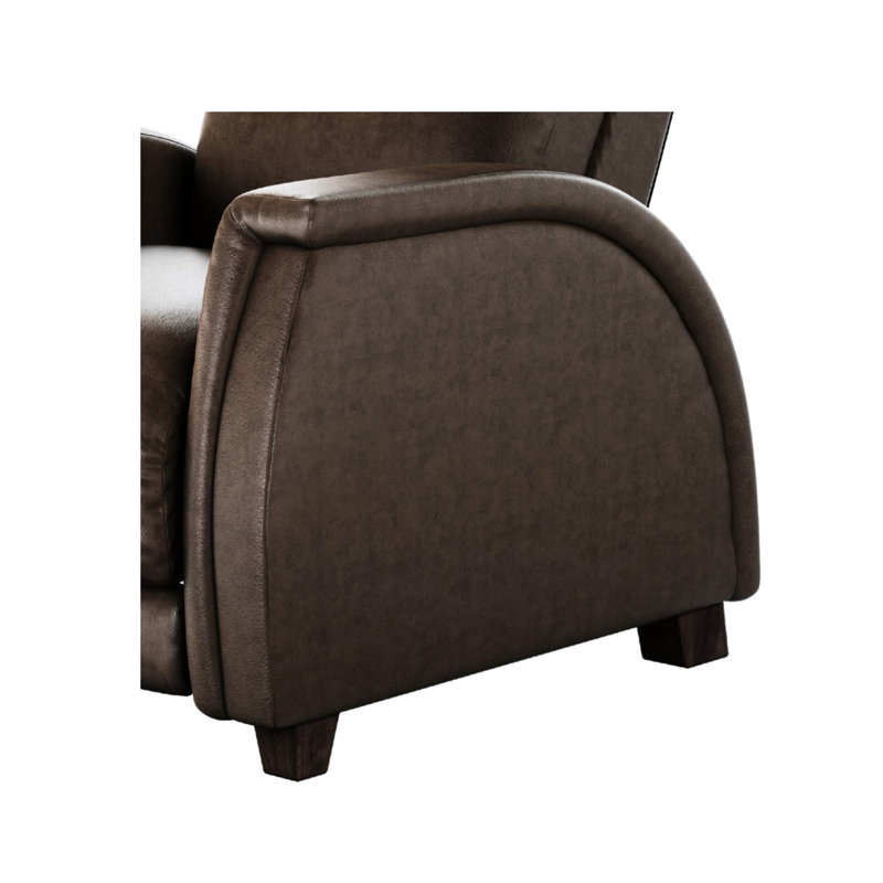 Fauteuil inclinable en cuir Venus Zero Gravity, Brun