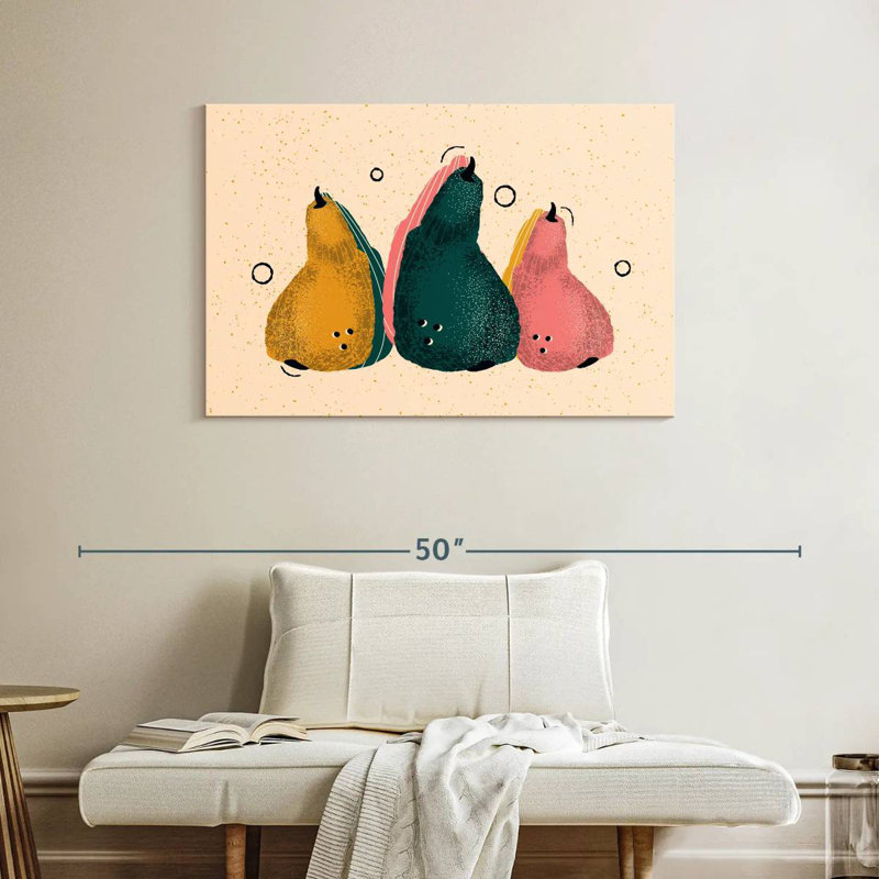 Yarlin Abstract Pears, 26" H x 39" W