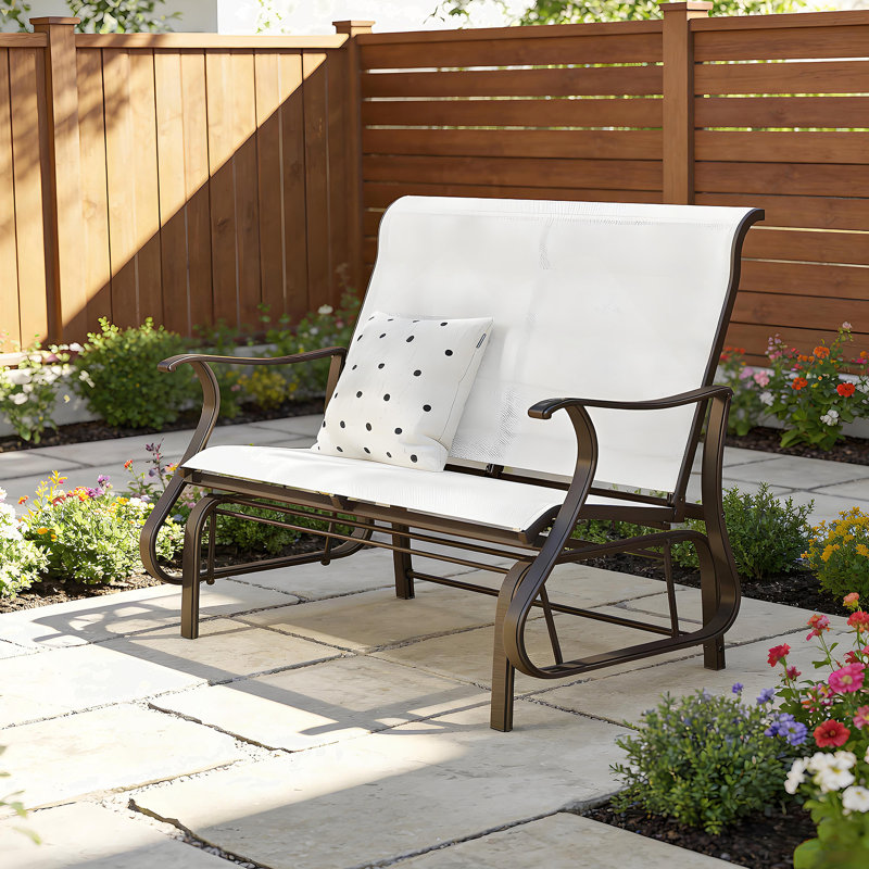 Banc oscillant d'extérieur, fauteuil pour 2 personnes