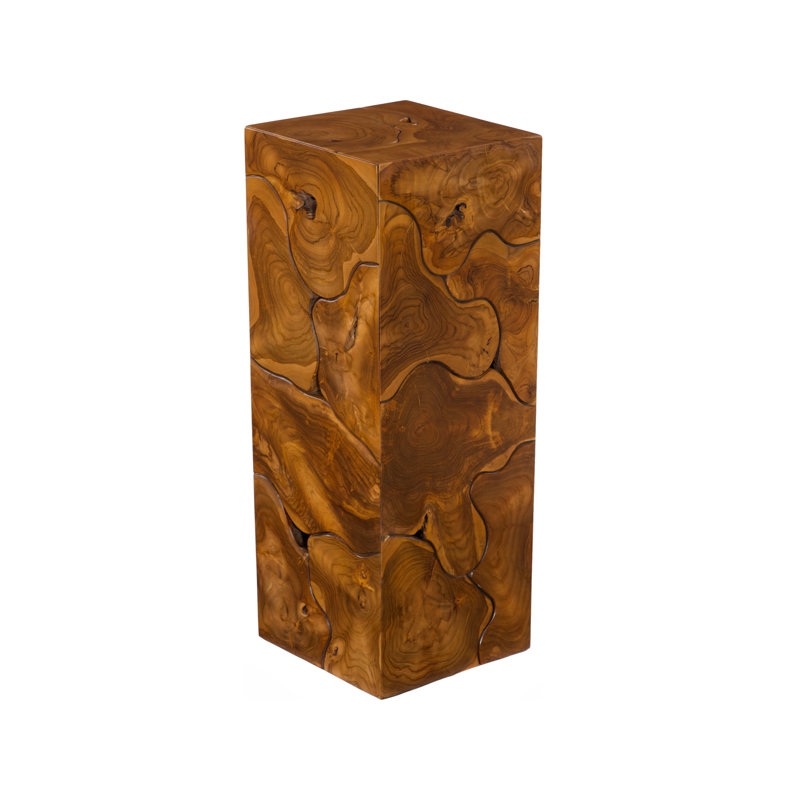 Teak Slice Pedestal