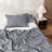 Solayne 100% Washed Cotton Duvet Cover Set with Faux Hemp Texture, Solid Color, Zipper Closure and Corner Ties-111685179-111685185