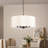 Elynore 6 - Light Dimmable Chandelier Dining Room Light Fixture Drum Light Kitchen Chandelier Dining Table Light