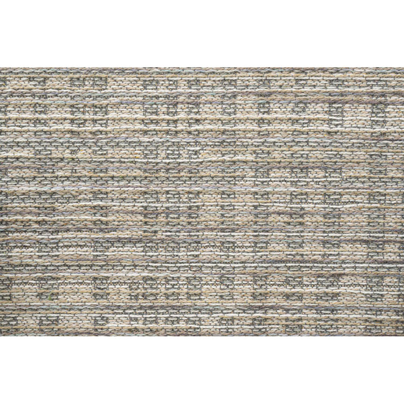 Dramford Striped Wool Area Rug, Rectangle 140 x 200cm