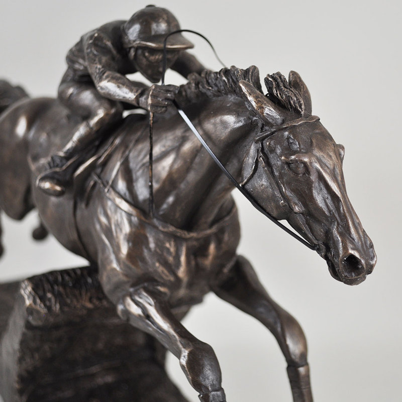 Animal Istbraq Racing Bronze Horse Figurine