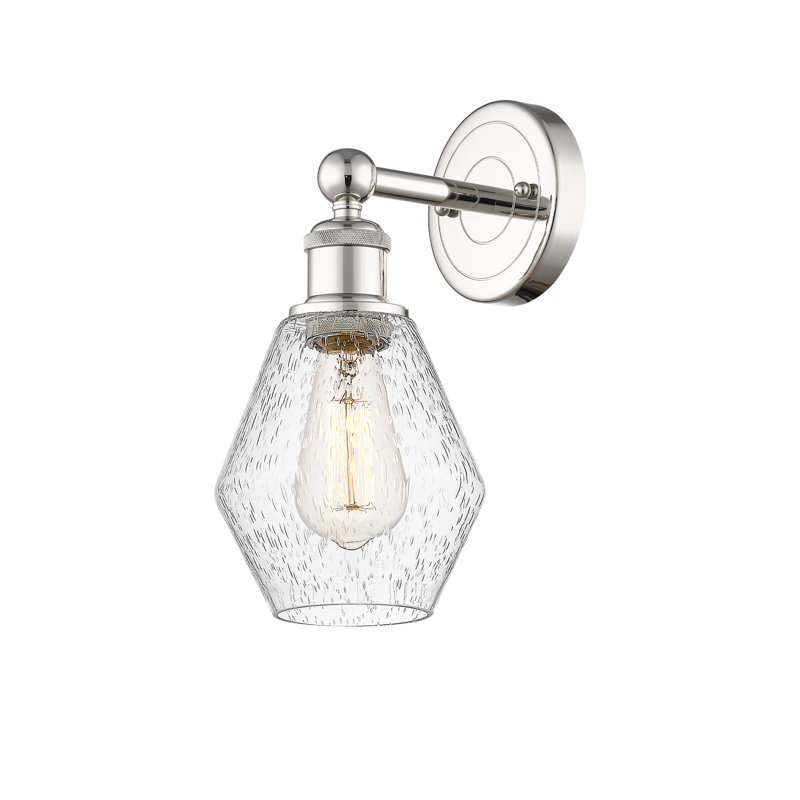 Amylea Armed Sconce, Seedy, Polished Nickel