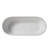 65'' x 29.5'' Soaking Solid Surface Bathtub