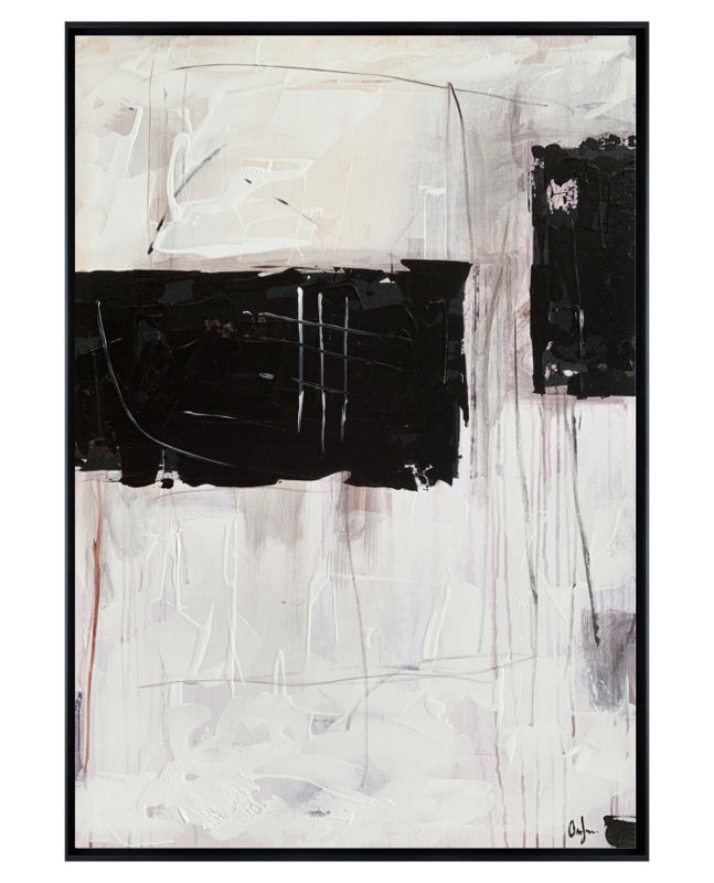 Sartoria 2 Canvas Print Artwork, 150 cm H x 90 cm W, Black