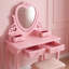 Brenda Dressing Table with Mirror-1244805117