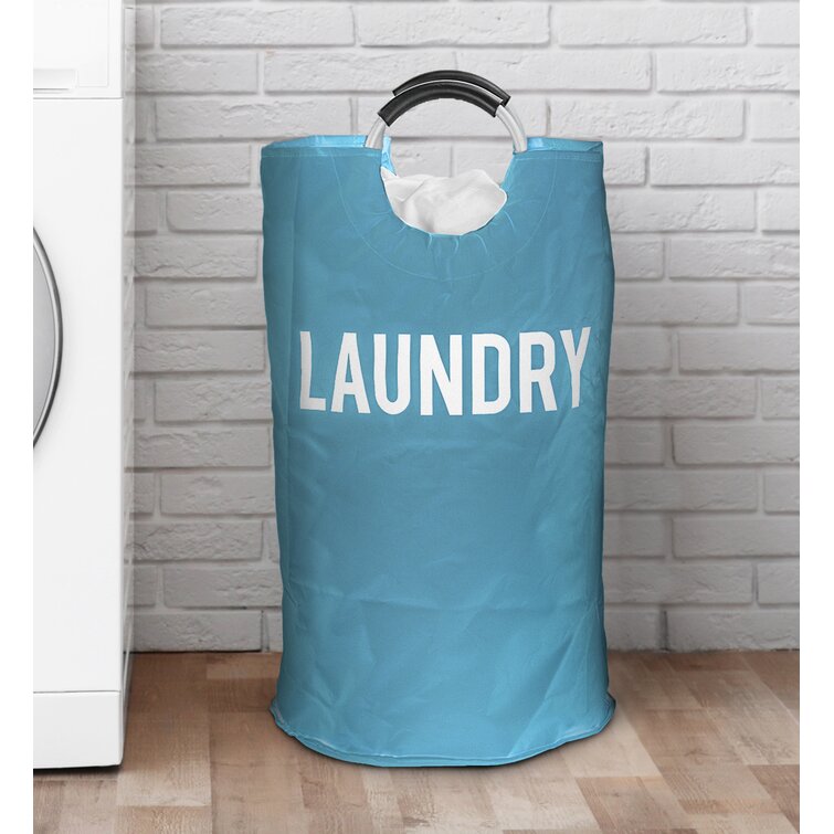 Collapsible Laundry Hamper Rebrilliant Color: Blue