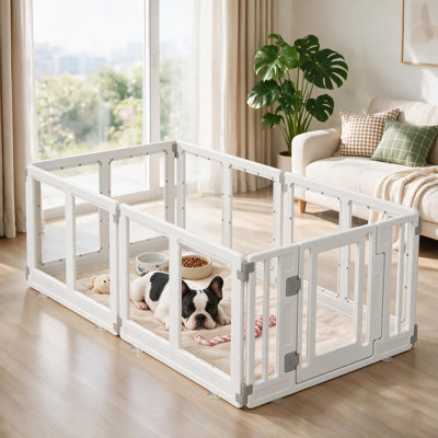 Acrylic Dog Playpen Large 35*70*23"