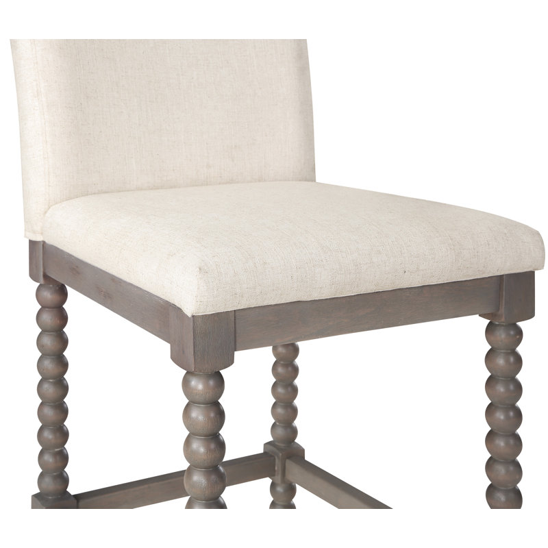 Tabouret de comptoir 26,5 po Lippold, Blanc