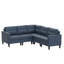 Canapé modulaire rembourré 5 pièces Mirod-887498330