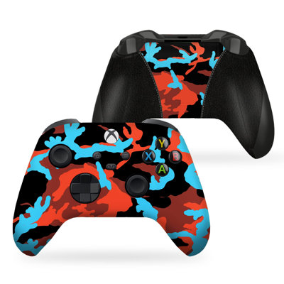 DreamController Blue Bloood Camo Custom X-box Controller Wireless compatible with X-box One/Series X/S Proudly Customized in USA with Permanent HYDRO-DIP Printing (NOT JUST A SKIN)