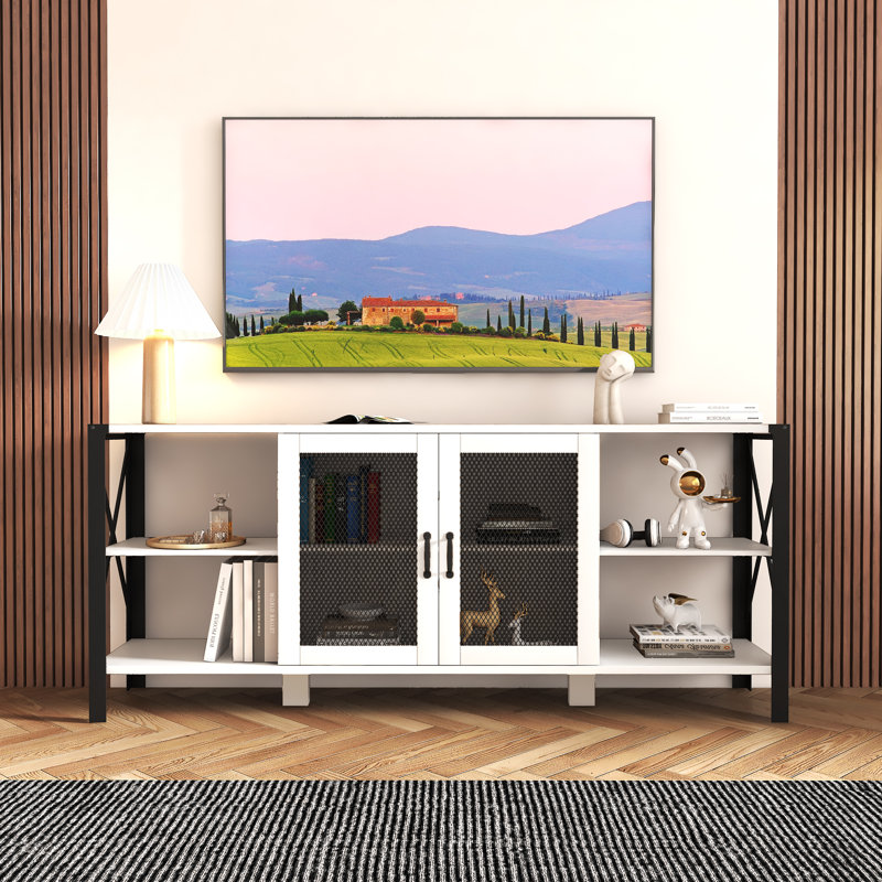 TV Stand for TVs up to 78", White