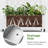 Metal Planter Box with Trellis with Wheels-195769704-152921507