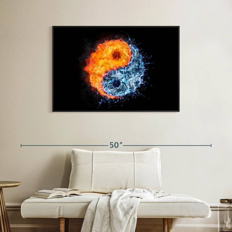 Yin Yang Elements, 27" H x 40" W
