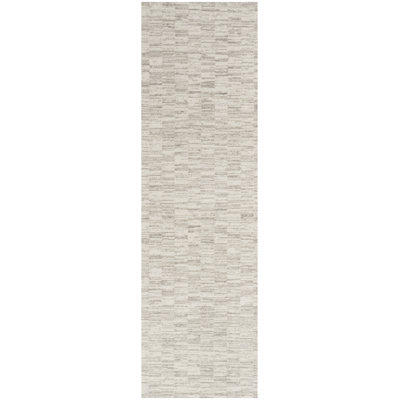 Calvin Klein Captivating  Ivory Grey Modern Indoor Rug