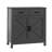 Kitchen Storage Cabinet, Modern Farmhouse Buffet Cabinet With Storage, Coffee Bar With 2 Drawers And 2 Doors, Floor Sideboard Buffet For Living Room, Dining Room, Bathroom, (Black)-1483987854