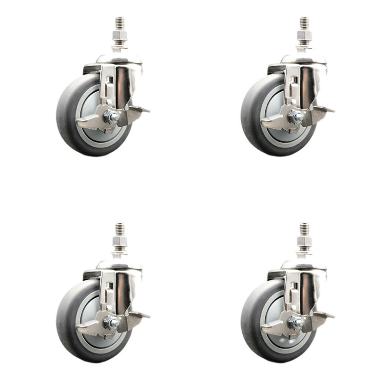 Thermoplastic Rubber Casters
