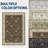 Machine Washable Bordered Rug Non Slip Rug Floral Foldable Rugs for Living Room Bedroom Playroom Nursery Dorm-628134064-628134069