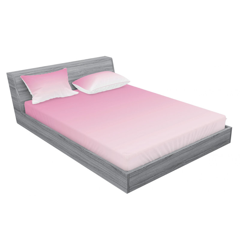 Microfiber Ombre Sheet Set, Queen Sheet Set with 2 Pillowcases, Ombre