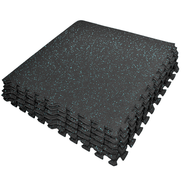 Exercise Flooring Mats - Foam Rubber Interlocking Puzzle Tiles 12 - 120 SQFT