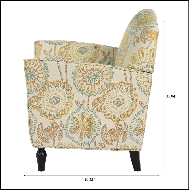 Fauteuil d'appoint avec pieds robustes